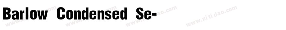 Barlow Condensed Se字体转换